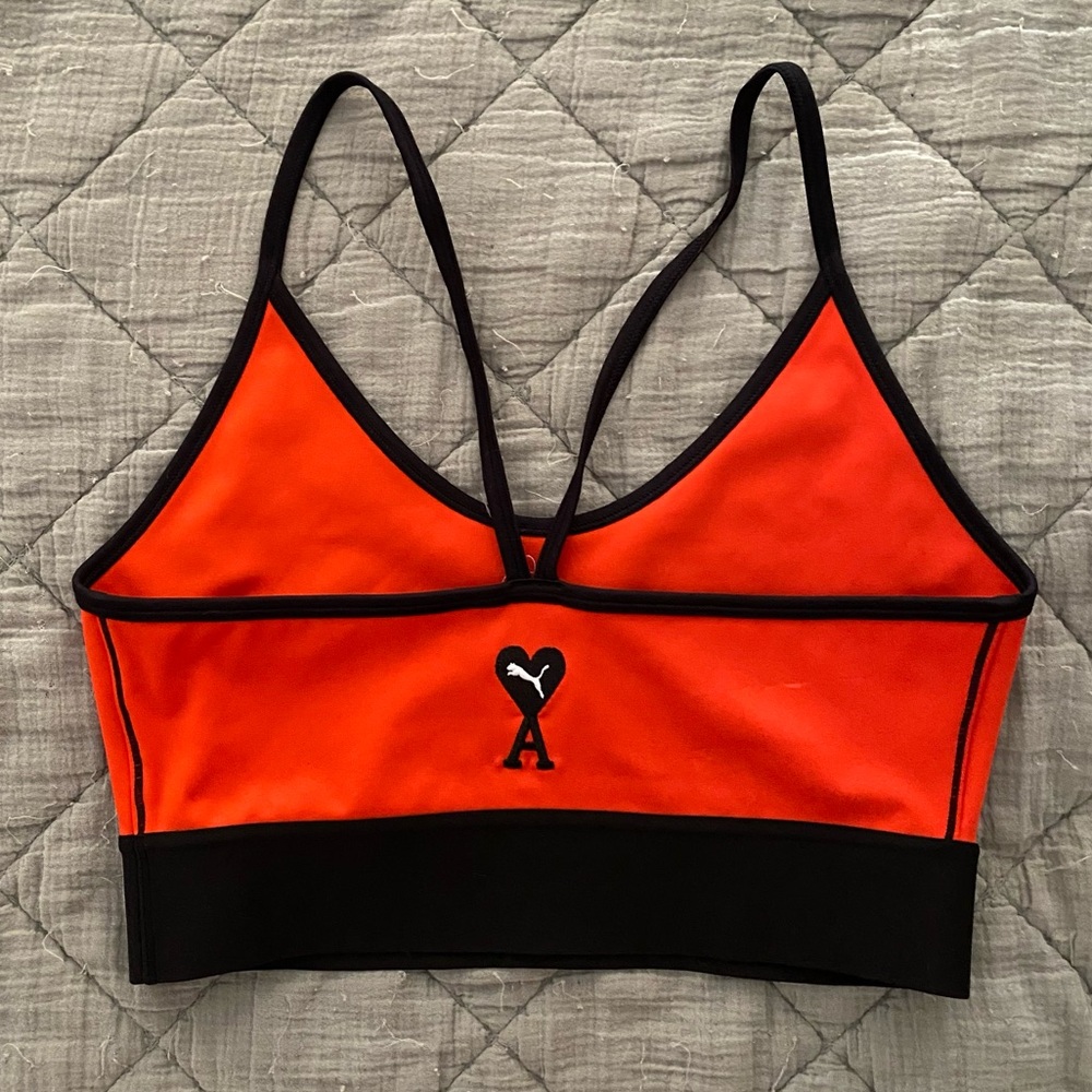 Puma X Ami Red Sports Bra